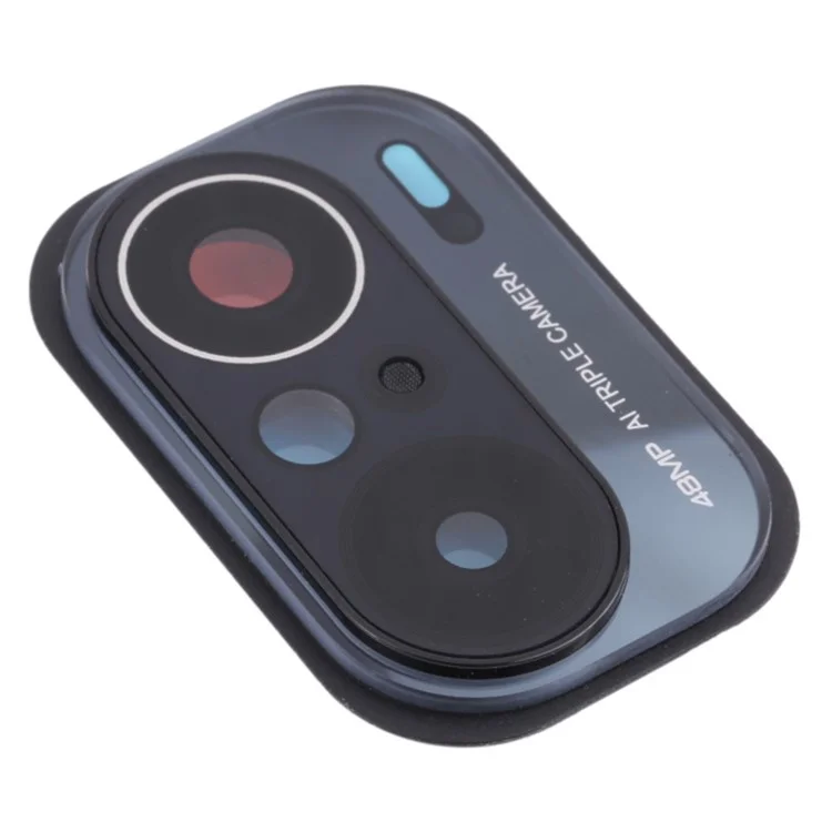 Back Camera Lens Holder Cover with Glass Part (without Logo) for Xiaomi Poco F3 (48MP) M2012K11AG - Black