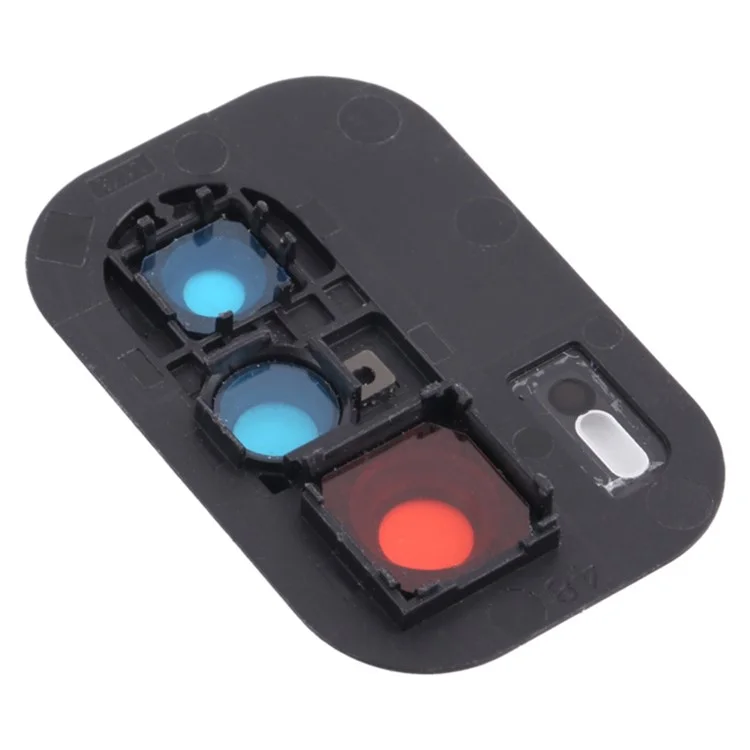 Back Camera Lens Holder Cover with Glass Part (without Logo) for Xiaomi Poco F3 (48MP) M2012K11AG - Black