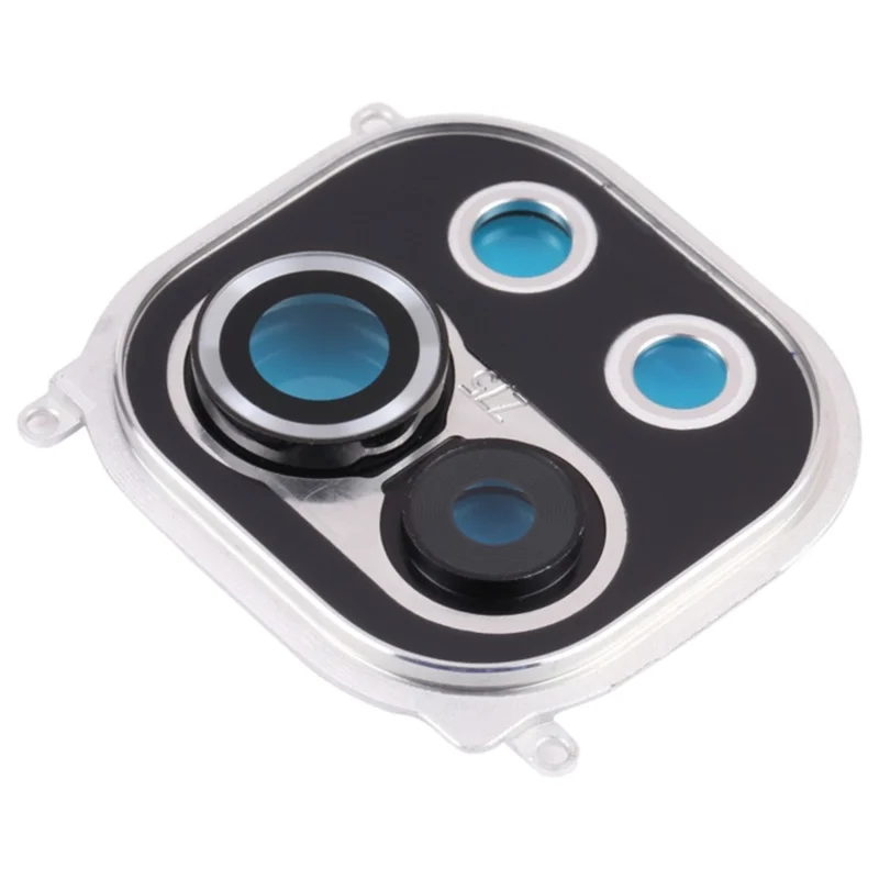For Xiaomi Mi 11 M2011K2C/M2011K2G OEM Back Camera Lens Holder Cover with Glass Part (without Logo) - Silver