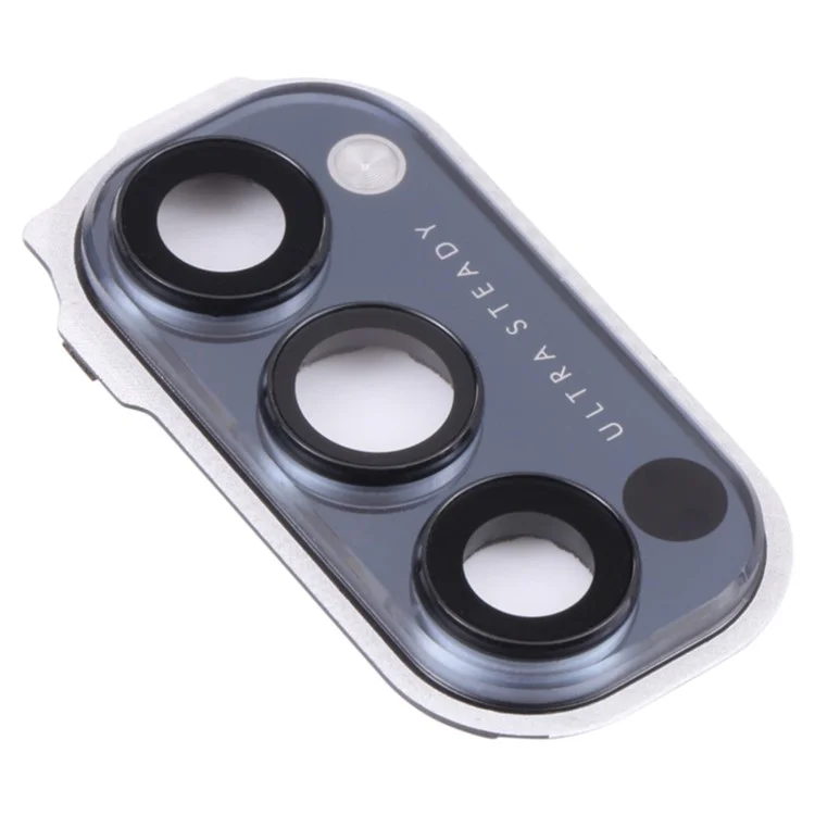 Para Oppo Reno4 Pro 5G PDNM00, PDNT00, CPH2089 OEM Back Camera Lens Holder Cover com Peça de Vidro (sem Logotipo) - Preto