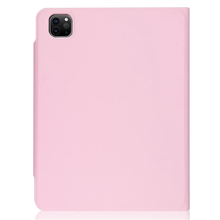 6212 Per IPad Pro 11 Pollici (2021)/(2020)/(2018)/iPad AIR (2020) Case Di Tastiera Bluetooth Wireless Bluetooth Copertina In Pelle Per Tavoletta Per Tavoletta Multi-angolo Con Slot A Penna - Rosa