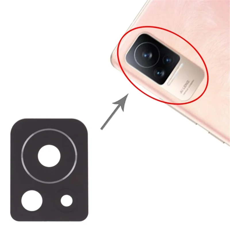 For Xiaomi Civi Rear Back Camera Lens Cover Replacement Part (without Logo)