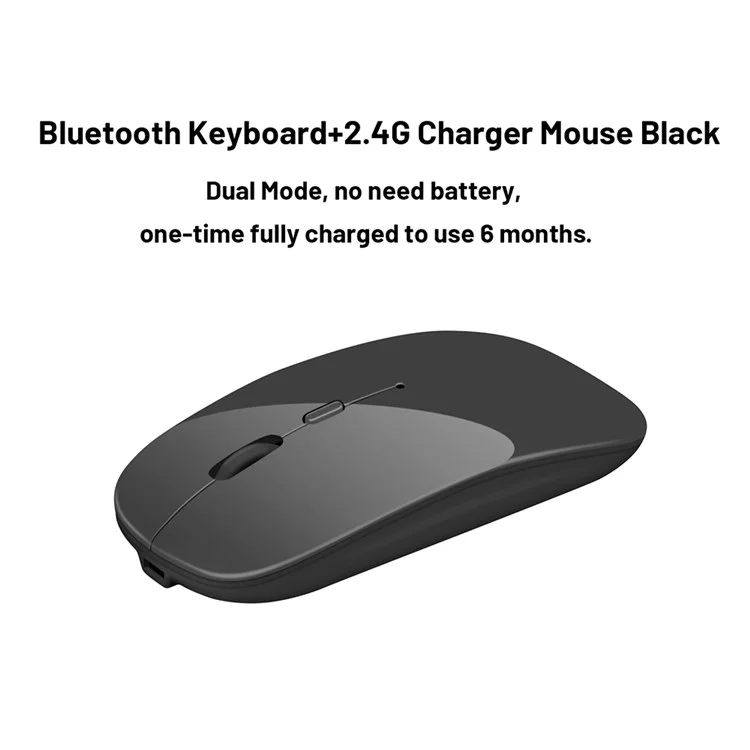 Per iPad 10.2 (2019)/(2020)/(2021) Rotazione a 360 gradi Set di guscio in pelle PU Bluetooth 3.0 Keyboard + Pannello posteriore trasparente + Mouse a doppia modalità - Nero