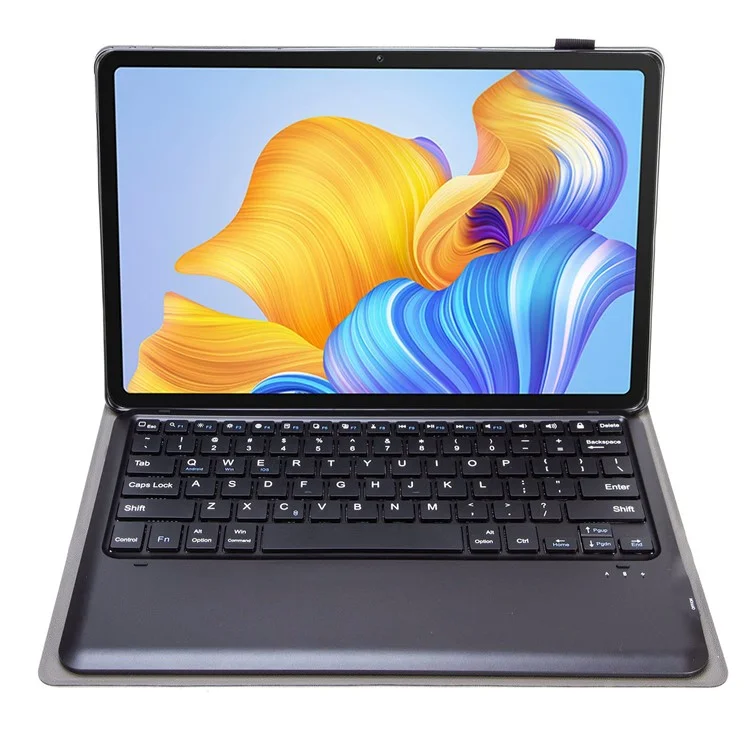 AH127 For Honor Pad 8 12 inch Anti-Scratch Protective Case with Bluetooth-compatible Keyboard Shockproof Leather Stand Cover