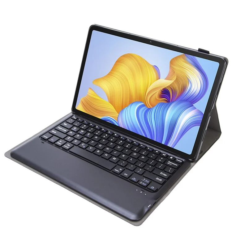 AH127 For Honor Pad 8 12 inch Anti-Scratch Protective Case with Bluetooth-compatible Keyboard Shockproof Leather Stand Cover