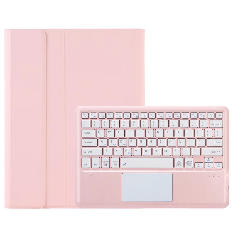 AH127-A For Honor Pad 8 Ultra-Thin Leather Tablet Stand Cover + Bluetooth-Compatible Keyboard with Touchpad - Pink