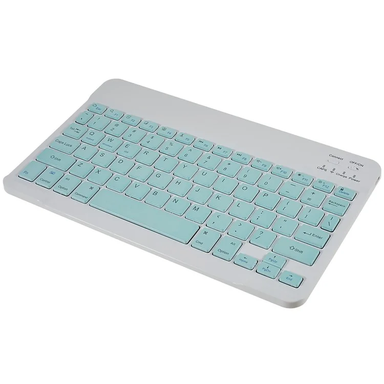 SK-P610 For Samsung Galaxy Tab S6 Lite (2024) / S6 Lite (2022) / S6 Lite (2020) SM-P610 Bluetooth-compatible Keyboard PU Leather Cover - Mint Green