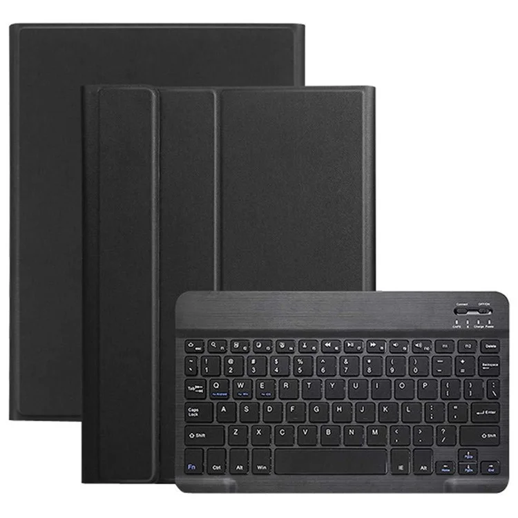 SK-T860 Pour Samsung Galaxy Tab S6 (SM-T860 / T865) Clavier Bluetooth Détachable Ultra-mince + Étui à Étoile en Cuir PU Avec Support de Crayon à Attachement Magnétique