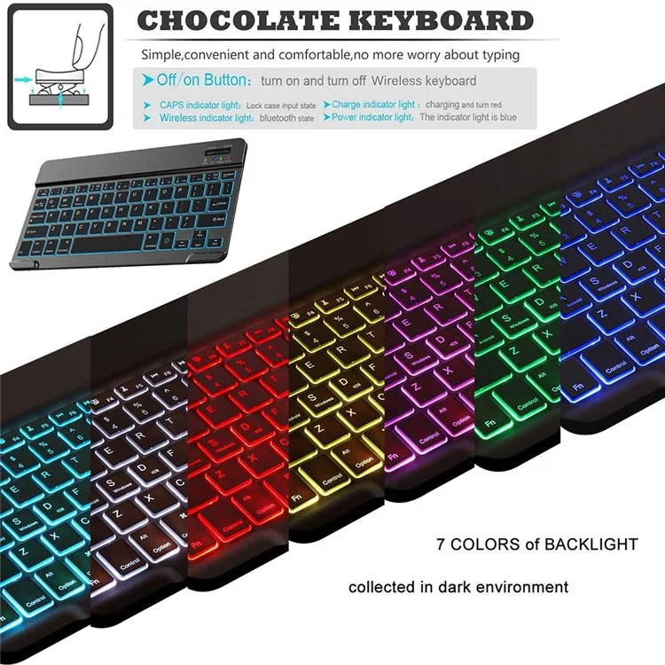 SK-T860D Para Samsung Galaxy Tab S6 (sm-t860 / T865) Ultra-Thin 2 em 1 Teclado Bluetooth Removível + Caixa Anti-queda de Couro PU Com Porta-lápis de Conexão Magnética