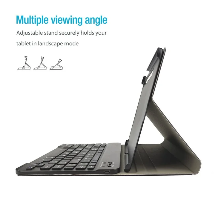 SK-T860D Para Samsung Galaxy Tab S6 (sm-t860 / T865) Ultra-Thin 2 em 1 Teclado Bluetooth Removível + Caixa Anti-queda de Couro PU Com Porta-lápis de Conexão Magnética