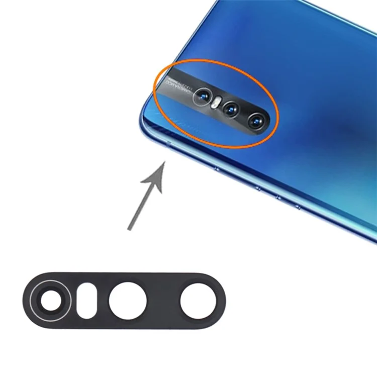 For Vivo X27 Rear Back Camera Lens Cover Replacement Part (without Logo)