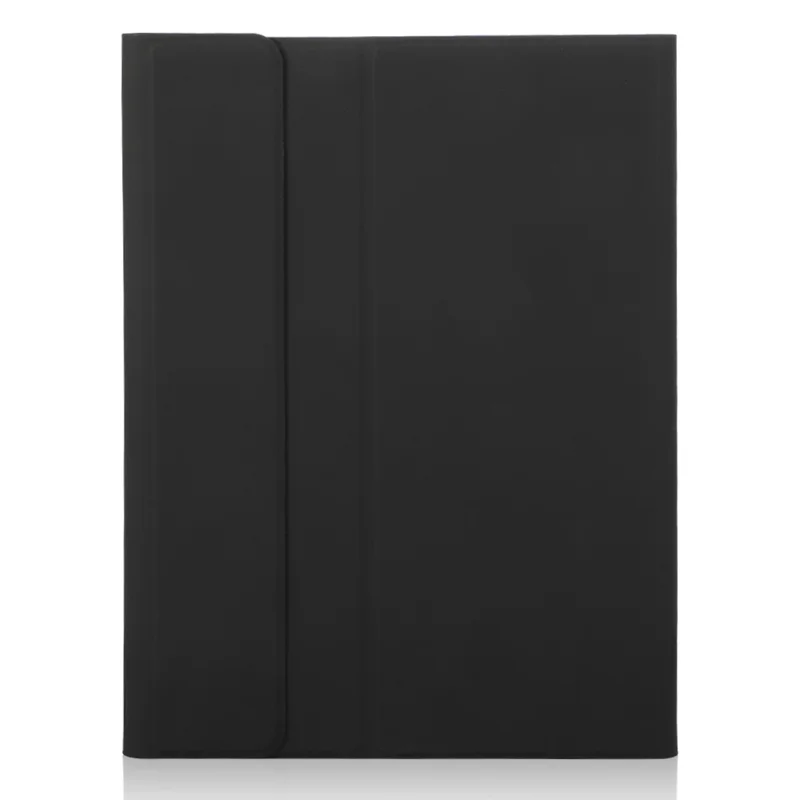 A10B-A for iPad (2025) / 10.9 (2022) Pen Slot Design Leather + TPU Tablet Protective Stand Cover with Touchpad Bluetooth Keyboard - Black