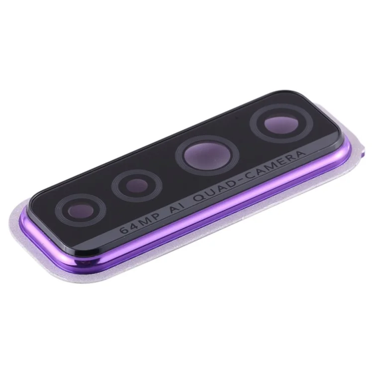 Per Huawei P40 Lite 5G / Nova 7 se Cover Del Supporto Per Lenti Per Fotocamera Posteriore OEM Con Parte di Vetro (senza Logo) - Viola