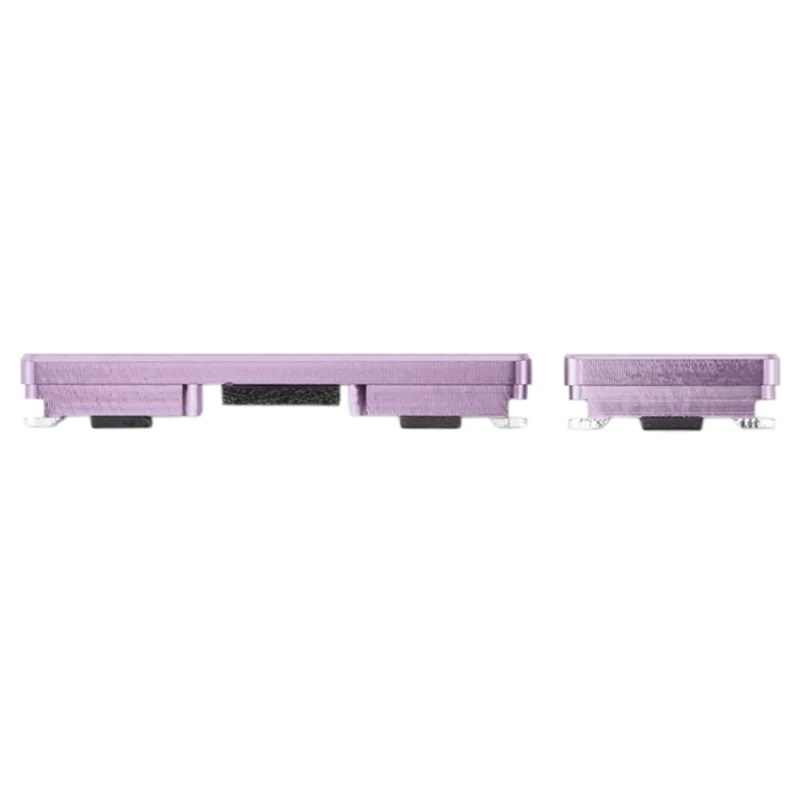 For Xiaomi Mi 9 Power On  /  Off and Volume Side Buttons Set Replacement Part (without Logo) - Purple