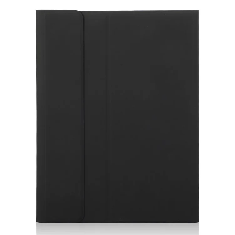 A10B-A for iPad (2025) / 10.9 (2022) Touchpad Bluetooth-Compatible Keyboard with Pen Slot Leather + TPU Tablet Stand Cover - Black