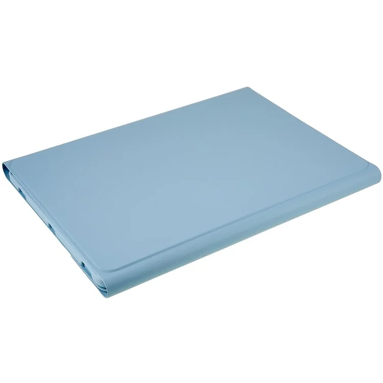 SK-T870 For Samsung Galaxy Tab S7 / S8 11-inch T870 / X700 / T875 Ultra-Thin Leather Tablet Stand Case with Detachable Bluetooth-compatible Keyboard - Baby Blue