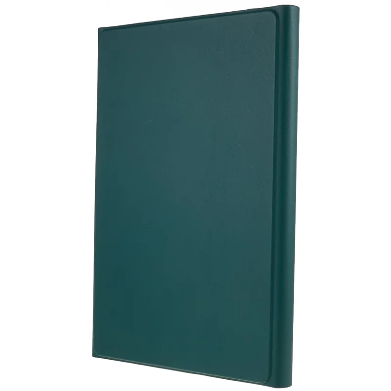 For Samsung Galaxy Tab S7+ (T970 / S7FE T730 T733) / S8+ Bluetooth-compatible Keyboard Case with PU Leather Cover Wireless Keyboard Protective Case - Green