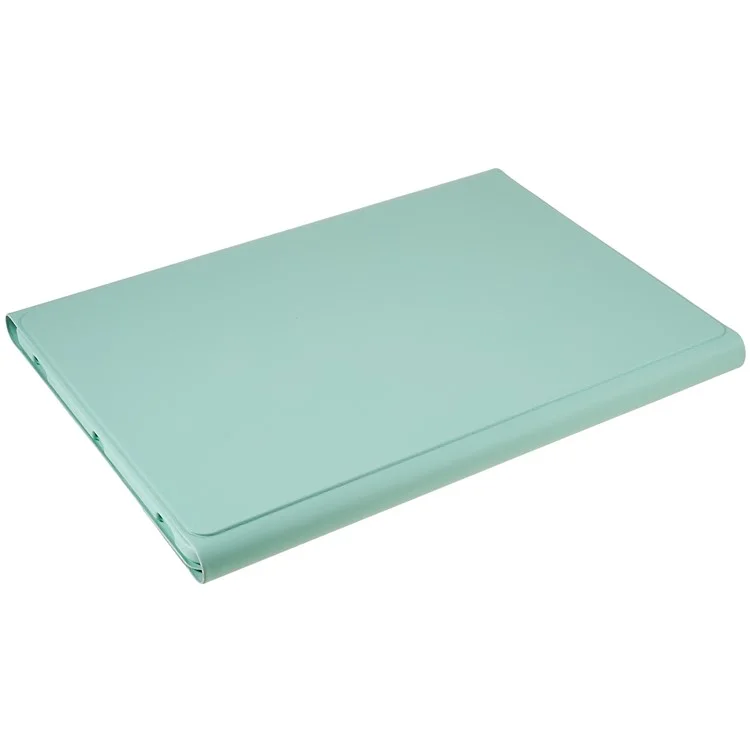 Para Samsung Galaxy Tab S7+(t970 / S7FE T730 T733) / Case de Teclado S8+ Bluetooth Con Caja de Protección de Teclado Inalámbrico de Cubierta de Cuero PU - Menta Verde