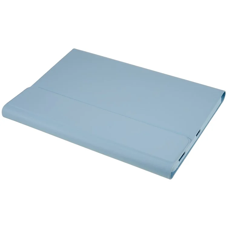 SK-T500 Para Samsung Galaxy Tab A7 10.4 (2020) / (2022) T500 / T505 Funda de Teclado Bluetooth con Soporte de Cuero PU - Azul Bebé