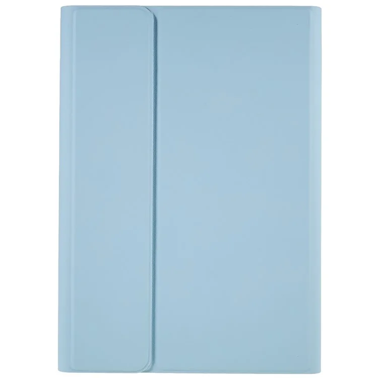 SK-T500 Para Samsung Galaxy Tab A7 10.4 (2020) / (2022) T500 / T505 Funda de Teclado Bluetooth con Soporte de Cuero PU - Azul Bebé