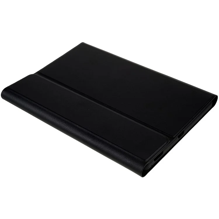 SK-T500 For Samsung Galaxy Tab A7 10.4 (2020) / (2022) T500 / T505 Keyboard Protective Tablet Case PU Leather Folio Stand Cover - Black