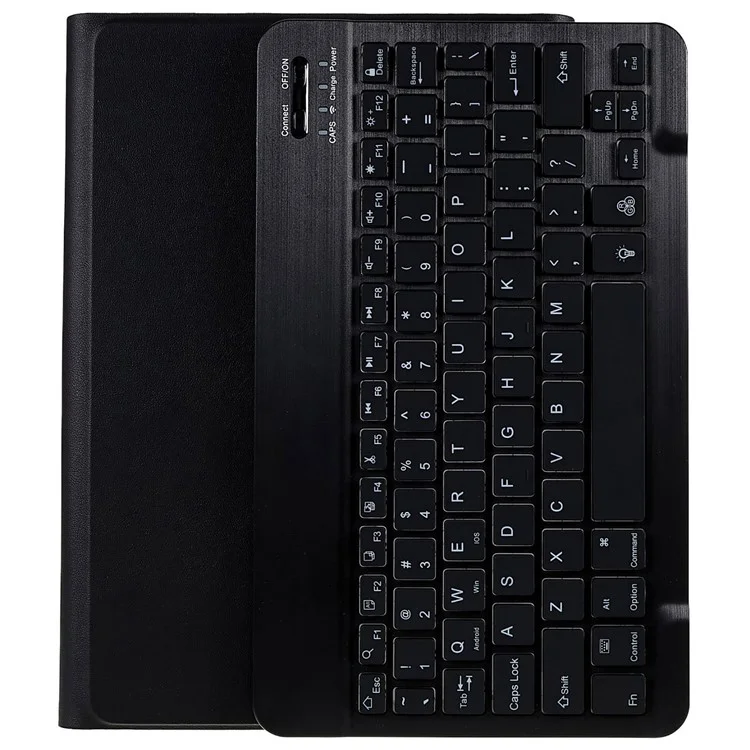 SK-T500 For Samsung Galaxy Tab A7 10.4 (2020) / (2022) T500 / T505 Keyboard Protective Tablet Case PU Leather Folio Stand Cover - Black