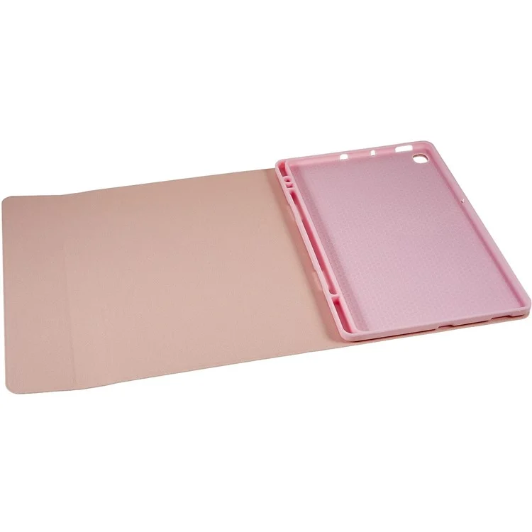 SK-T500 Pour Samsung Galaxy Tab A7 10.4 (2020) T500 / T505 Rétroloré de Caravale de Clavier Pour Tablette de Protection PU en Cuir en Cuir Stand Anti-rayon de Couverture - Rose