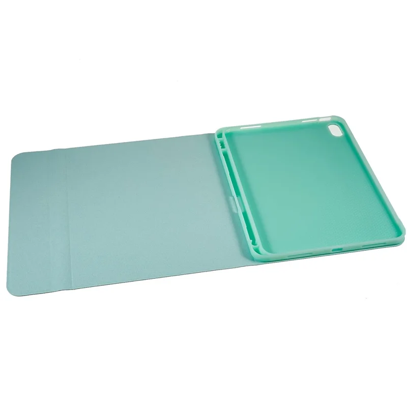 SK-1099 For iPad (2025) / 10.9 (2022) PU Leather Tablet Stand Cover with Bluetooth-Compatible Keyboard - Green