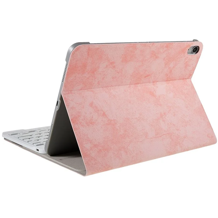 SK-1101 Per Ipad Pro 11 Pollici (2018) / Ipad Air (2020) /(2022) Custodia Per Tastiera Texture di Stoffa PU Coperchio Smart Coperchi - Rosa