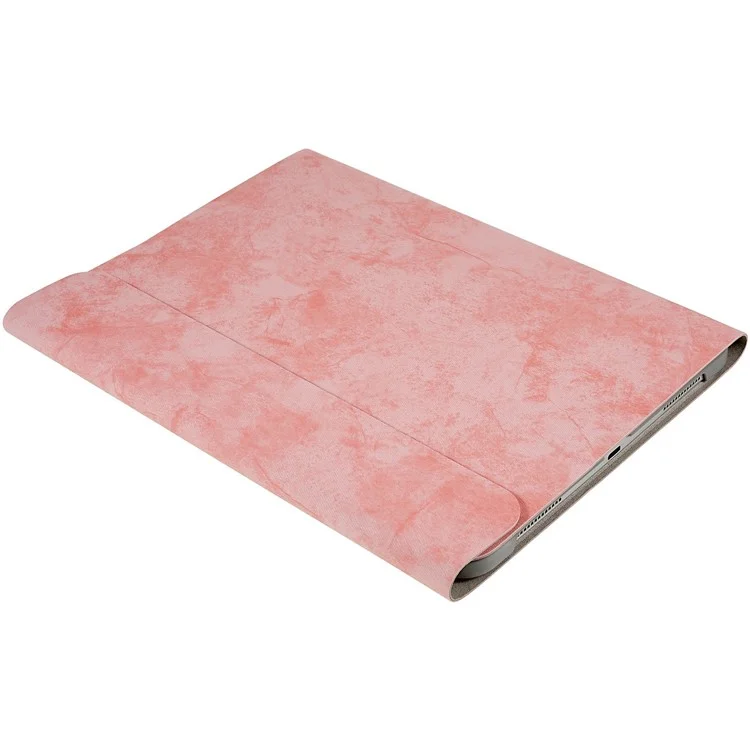 SK-1101 Per Ipad Pro 11 Pollici (2018) / Ipad Air (2022) /(2020) Texture Auto Wake / Sleep pu PU Coperchio Coperchio Drova in Cavello Con Tastante Buuetooth Retroilluminato - Rosa