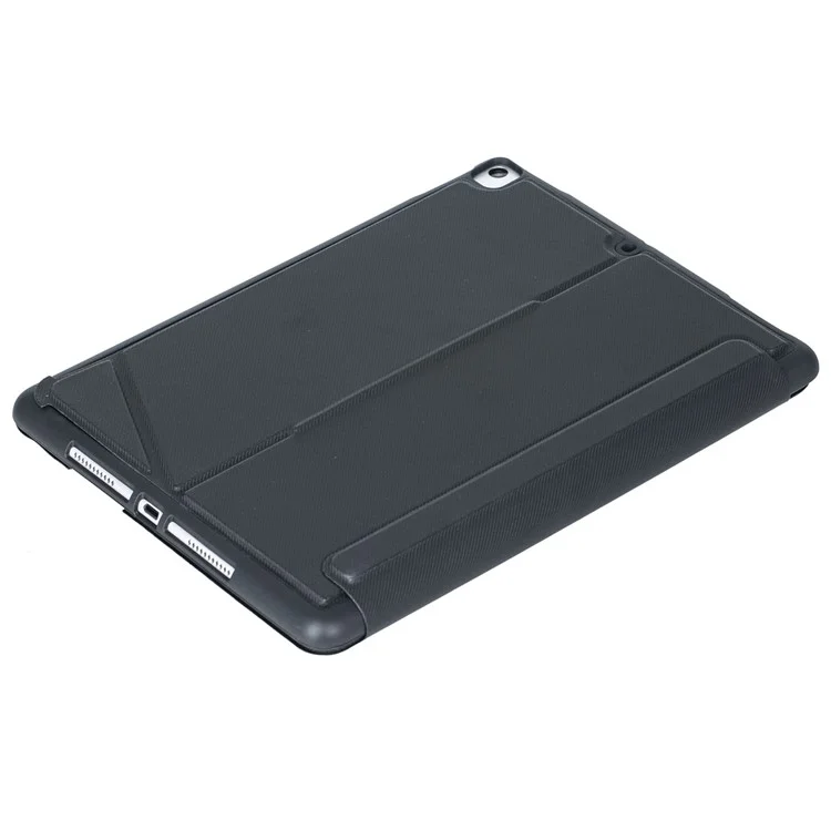 T102-AS for iPad 10.2 (2021) / (2019) / (2020) / iPad Air 10.5 inch (2019) / iPad Pro 10.5-inch (2017) Detachable Bluetooth-compatible Backlit Touchpad Keyboard Leather Case Pen Holder Kickstand Cover