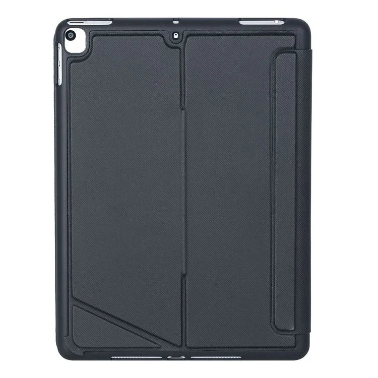 T102-AS for iPad 10.2 (2021) / (2019) / (2020) / iPad Air 10.5 inch (2019) / iPad Pro 10.5-inch (2017) Detachable Bluetooth-compatible Backlit Touchpad Keyboard Leather Case Pen Holder Kickstand Cover