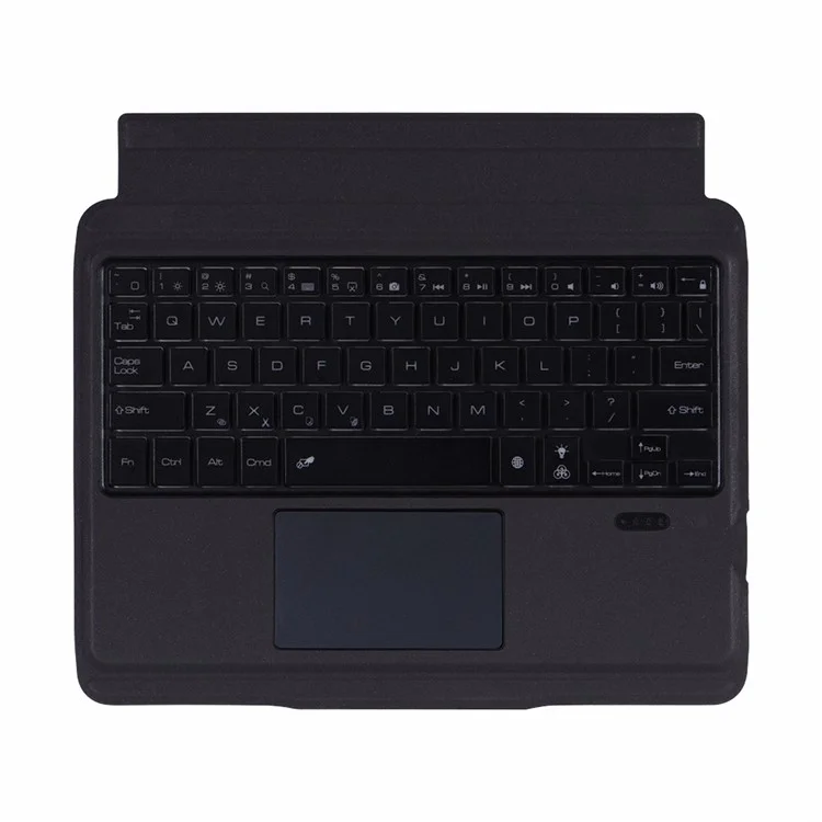 T206D For iPad Air 10.5 inch (2019) / iPad Pro 10.5-inch (2017)  /  iPad 10.2 (2021) / (2019) / (2020) Detachable Bluetooth-compatible Keyboard + Shockproof Case, 7-Color Backlit Wireless Keyboard Case