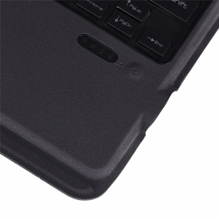 T206D For iPad Air 10.5 inch (2019) / iPad Pro 10.5-inch (2017)  /  iPad 10.2 (2021) / (2019) / (2020) Detachable Bluetooth-compatible Keyboard + Shockproof Case, 7-Color Backlit Wireless Keyboard Case