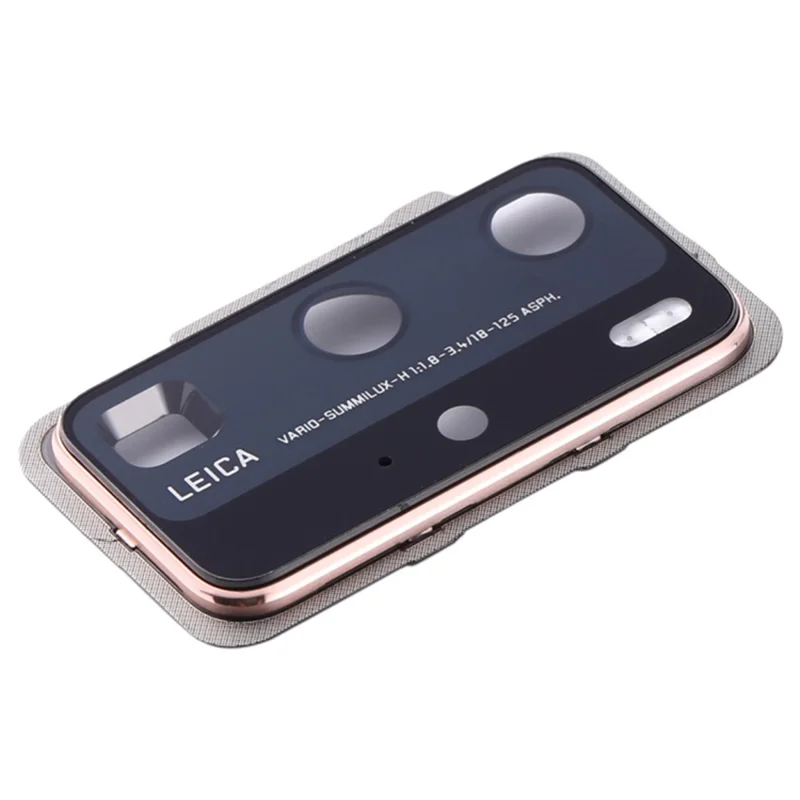 For Huawei P40 Pro OEM Back Camera Lens Holder Cover with Glass Part (without Logo) - Gold