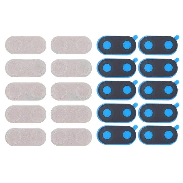 10PCS For Huawei Mate 10 Lite / nova 2i Rear Back Camera Lens Cover Replacement Part (Without Logo)