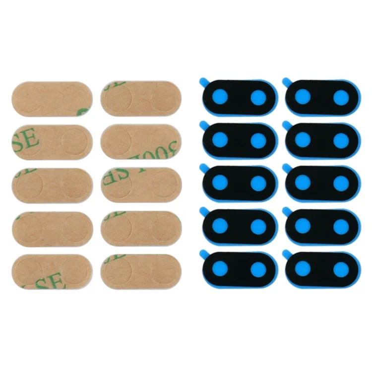 10PCS For Huawei Mate 10 Lite / nova 2i Rear Back Camera Lens Cover Replacement Part (Without Logo)