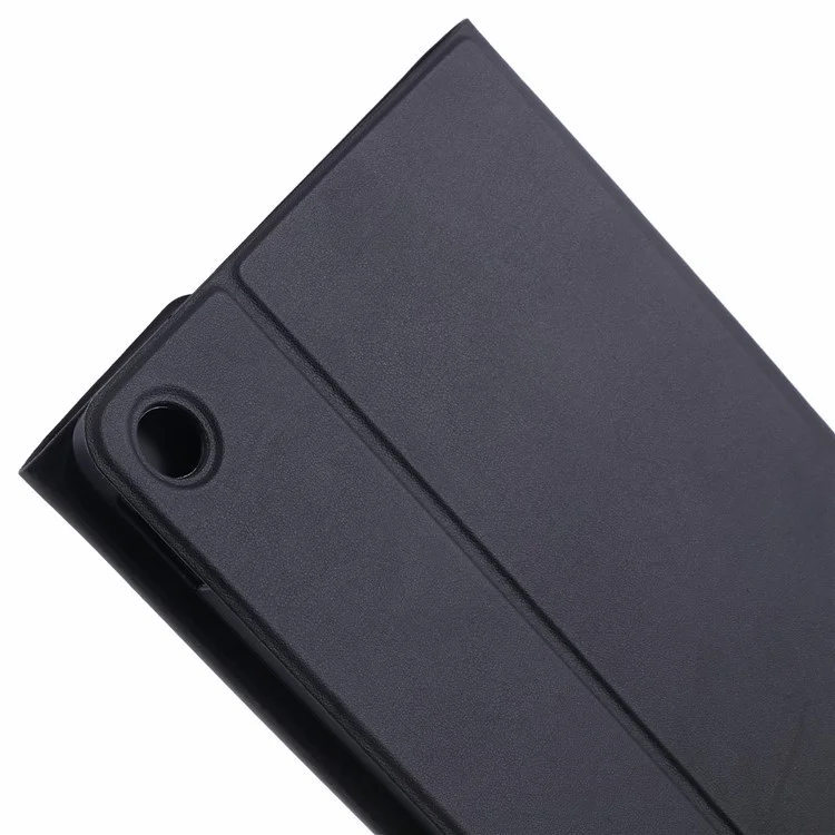 Für Lenovo Tab M10 Plus (3. Generation) / Xiaoxin Pad 2022 10,6 Zoll PU-Leder Tablet-Ständer-Hülle mit Bluetooth-Tastatur - Schwarz