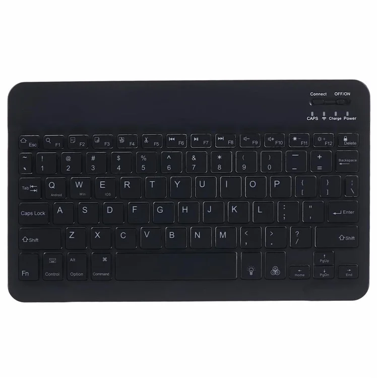 Für Lenovo Tab M10 Plus (3. Generation) / Xiaoxin Pad 2022 10,6 Zoll PU-Leder Tablet-Ständer-Hülle mit Bluetooth-Tastatur - Schwarz