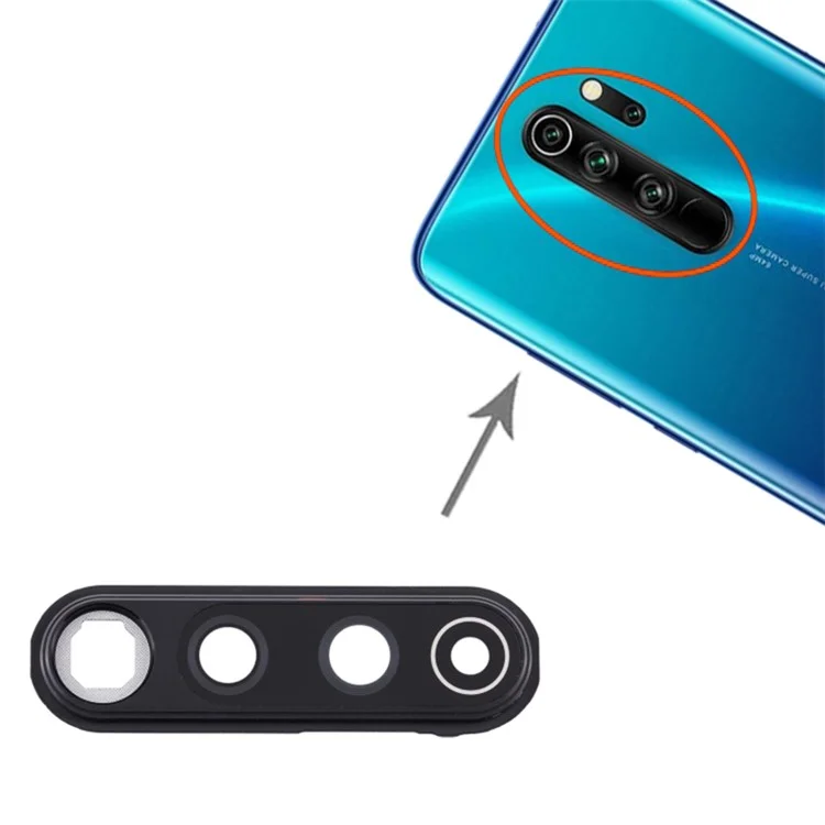 For Xiaomi Redmi Note 8 Pro OEM Back Camera Lens Holder Cover with Glass Part (without Logo)