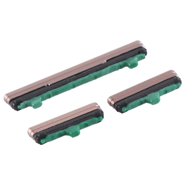 For Samsung Galaxy S10 5G G977 3Pcs / Set OEM Power On / Off and Volume Side Buttons (without Logo) - Gold