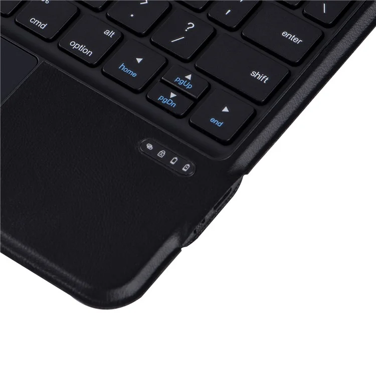 3125-6 For iPad Air (2020) / (2022) / Pro 11 (2022) / (2021) / (2020) / (2018) Bluetooth-Compatible Keyboard Case - Black