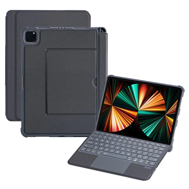 5507D For iPad Pro 11 (2022) / (2021) / (2020) / Air (2022) / (2020) Bluetooth-Compatible Keyboard Case with Backlit