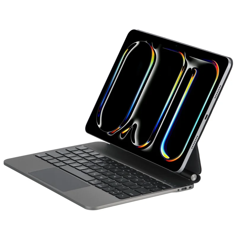 X7 Bluetooth-Compatible Keyboard for iPad Air 11 (2025) / (2024) / Air (2022) / (2020) / Pro 11 (2022) / (2021) / (2020) / (2018) Leather Case - Brown