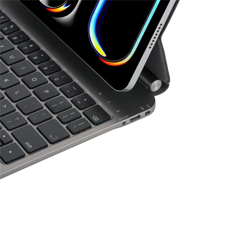 X7 Bluetooth-Compatible Keyboard for iPad Air 11 (2025) / (2024) / Air (2022) / (2020) / Pro 11 (2022) / (2021) / (2020) / (2018) Leather Case - Brown
