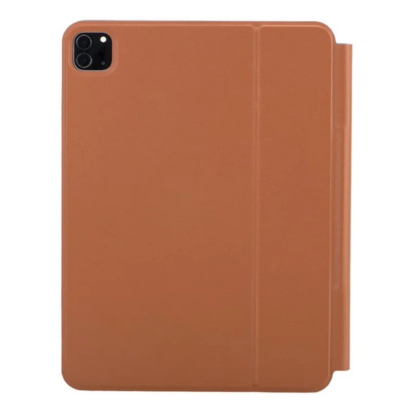 X7 Bluetooth-Compatible Keyboard for iPad Air 11 (2025) / (2024) / Air (2022) / (2020) / Pro 11 (2022) / (2021) / (2020) / (2018) Leather Case - Brown