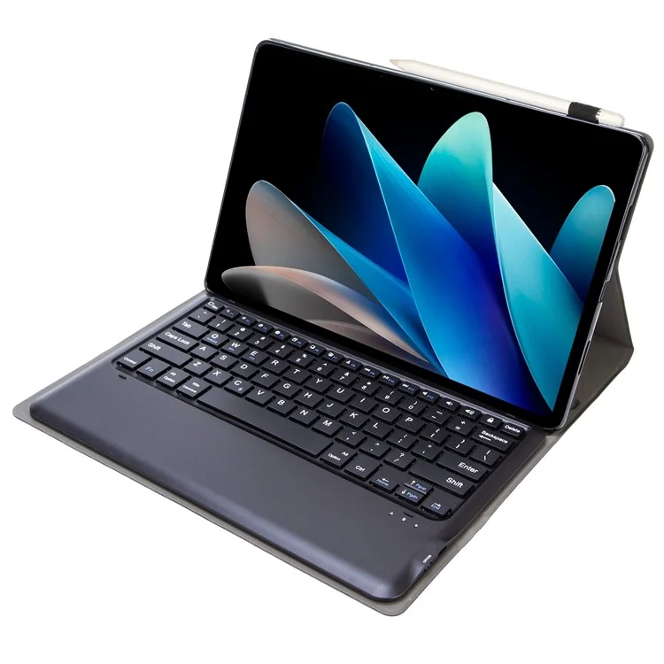 AV12 PU Leather Tablet Case for vivo Pad2 , Stand Tablet Cover with Detachable Bluetooth-compatible Wireless Keyboard - Black