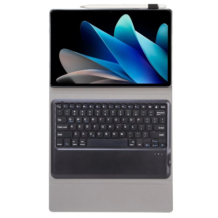 AV12 PU Leather Tablet Case for vivo Pad2 , Stand Tablet Cover with Detachable Bluetooth-compatible Wireless Keyboard - Black