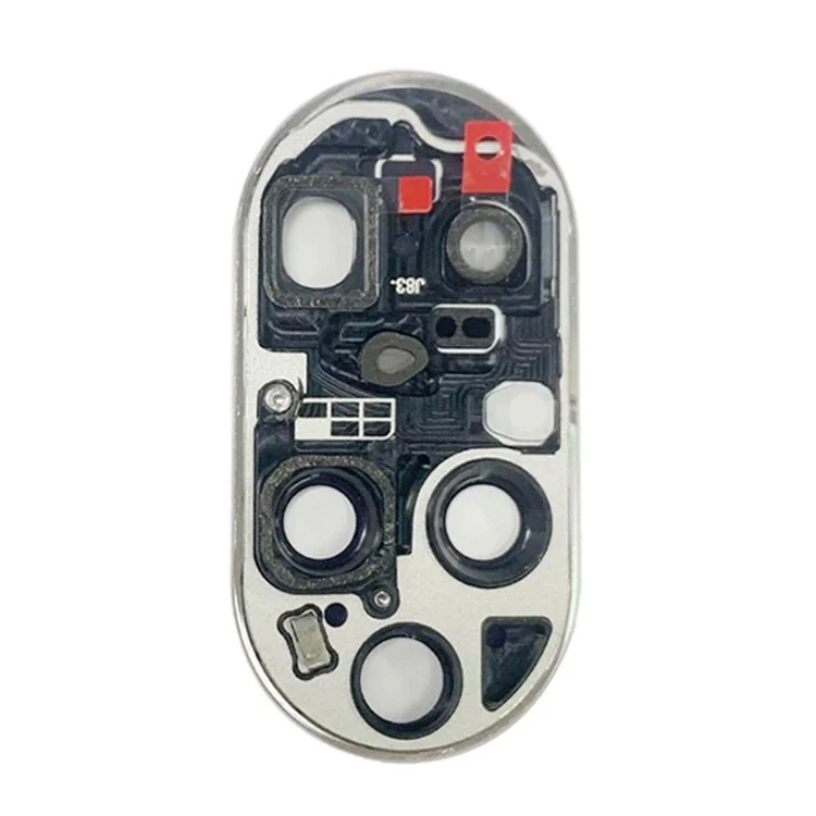 Para Huawei P50 Pro 4G OEM Back Camera Lens Holder Cover com Vidro Parte (sem Logotipo) - Branco