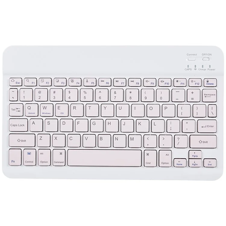 SK-2010 For iPad (2025) / 10.9 (2022) Tablet Case PU Leather Stand Folio Cover with Wireless Detachable Keyboard - Pink